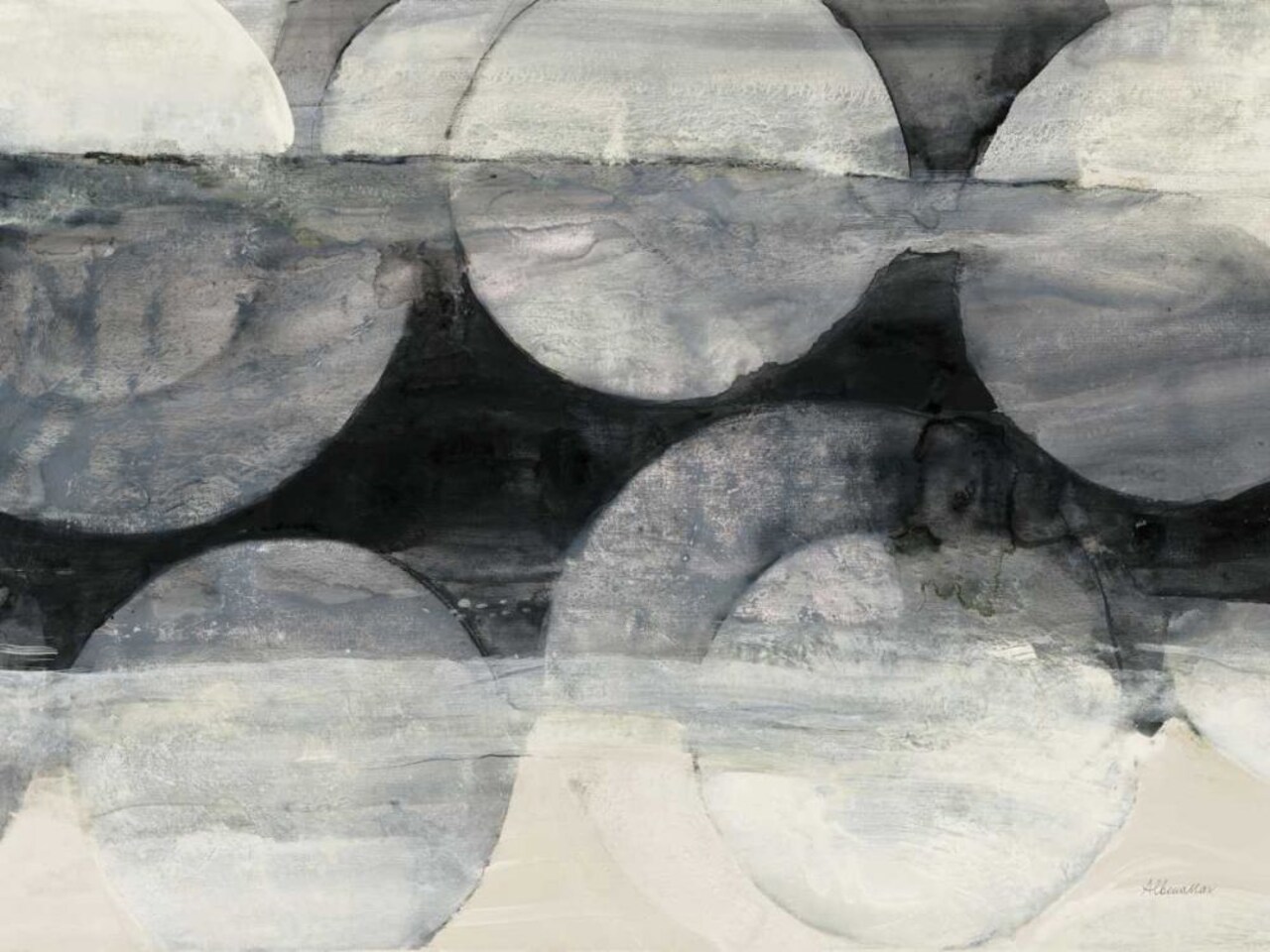 Eclipse Neutral Horizontal Crop by Albena Hristova - Item # VARPDX73886